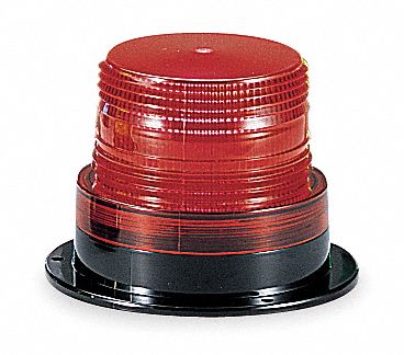 Low Profile Warning Light Strobe Red