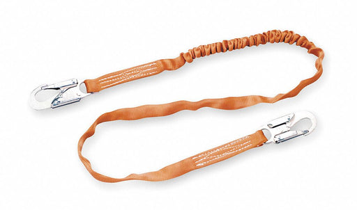Shock-Absorbing Lanyard Orange