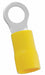 RT 4AWG Vinyl Yellow Stud3/8in PK20