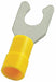 FT 12to10AWG Vinyl Yellow Stud#8 PK50
