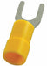 FT 12to10AWG Vinyl Yellow Stud#8 PK50