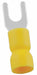 FT 12to10AWG Vinyl Yellow Stud#8 PK50