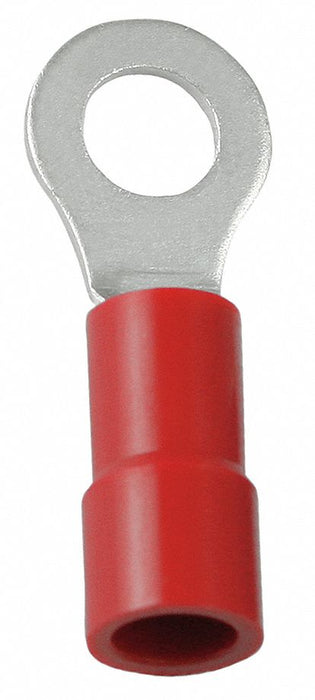 RT 22to16AWG Vinyl Red Stud#8 PK100