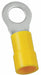 RT 12to10AWG Vinyl Yellow Stud#6 PK50