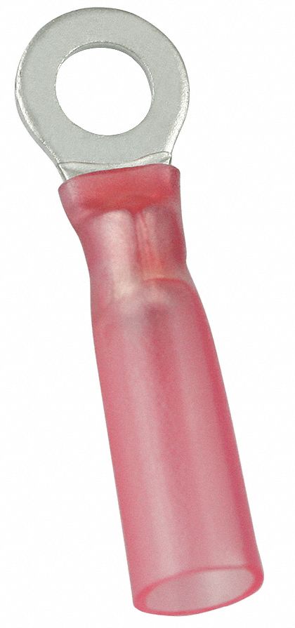 Ring Terminal Red 22 AWG 16 AWG PK25