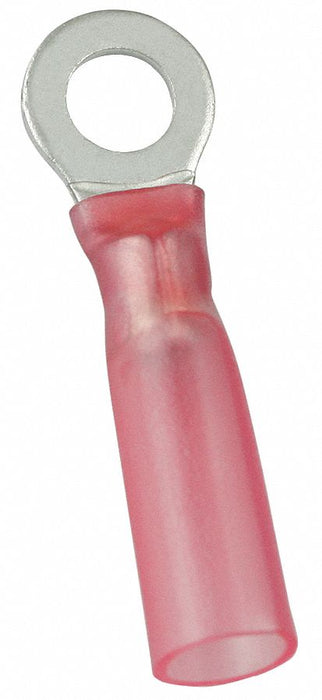 RT 22to16AWG Red HST Stud#10 PK25
