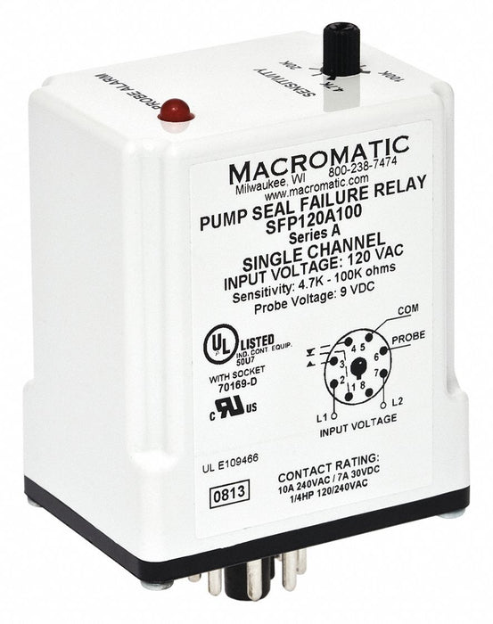 Pump Seal Failure Relay 120VAC