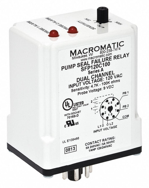 Pump Seal Failure Relay 120VAC