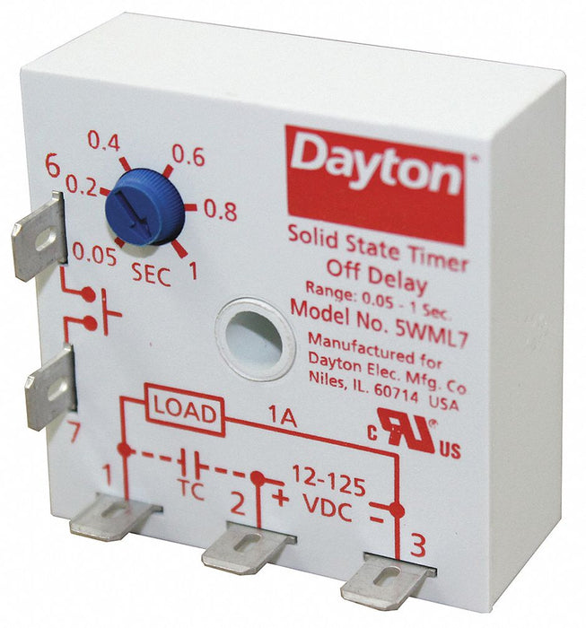 SinFunEncapTimingRelay 125VDC 5Pins