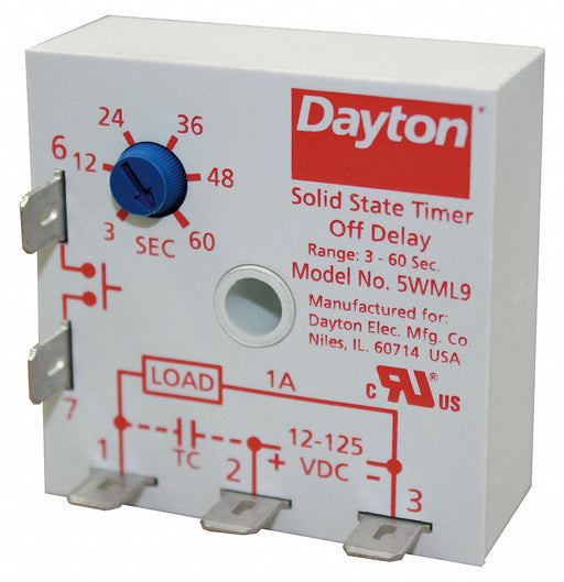 SinFunEncapTimingRelay 125VDC 5Pins