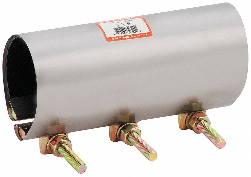 Repair Clamp 3 PipeSize Partial Cov 9 L