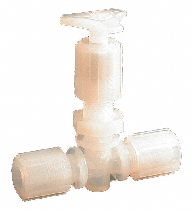 Needle Valve Straight 1/4 In Compression