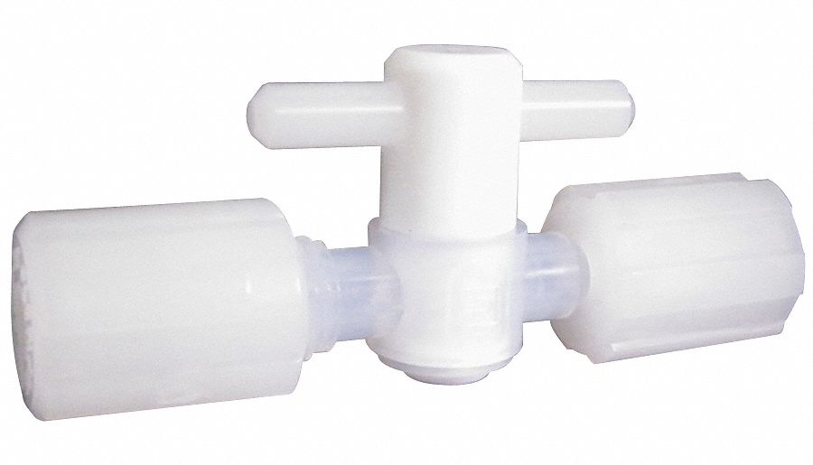 Stopcock Flare 1/4 PFA