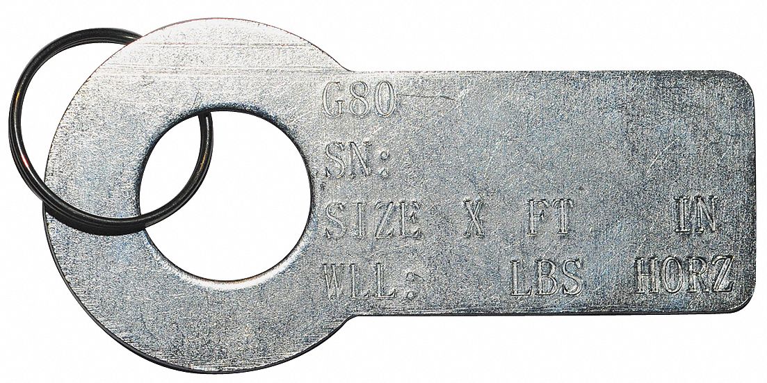 ID Tag 2 3/8 in L x 1 1/4 in W