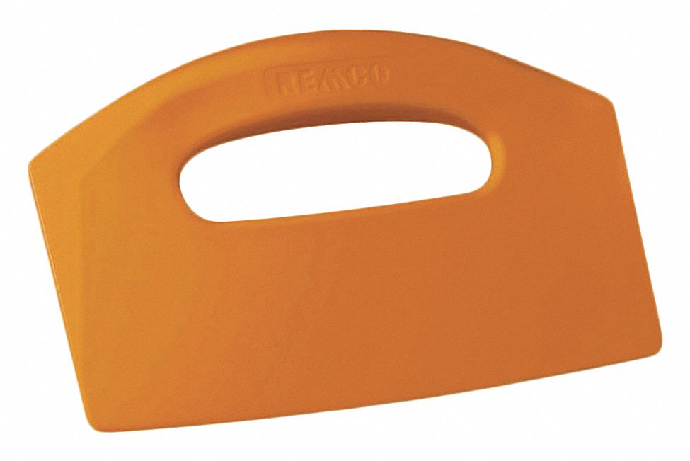 F8460 Bench Scraper Poly 8-1/2 x 5 In Orange