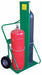 Cylinder Hand Truck 400lb 62 x35 x12-1/2