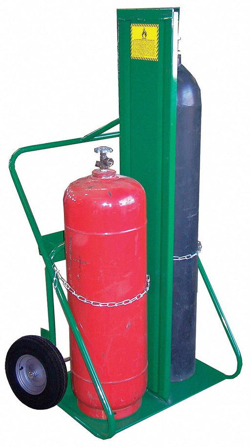 Cylinder Hand Truck 400lb 62 x35 x12-1/2