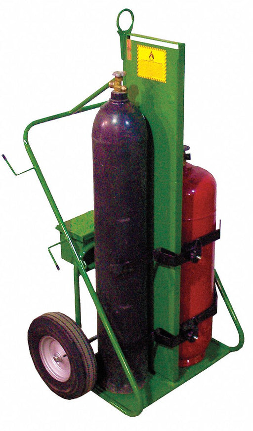 Cylinder Hand Truck 780lb 66 x35 x12-1/2