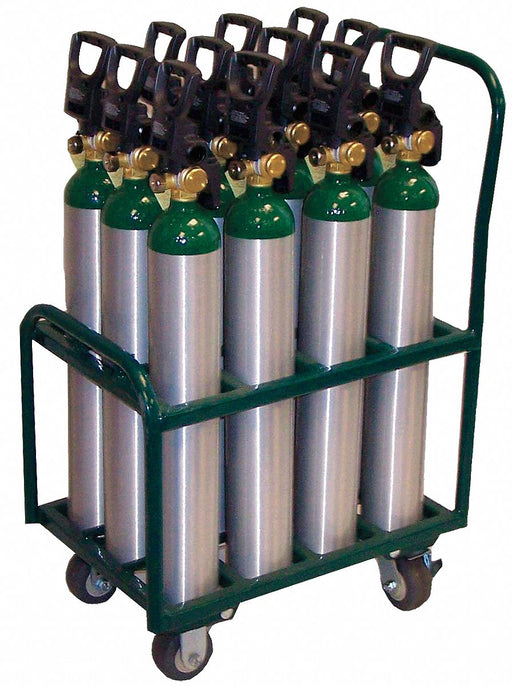 Cylinder Trolley 2400 lb 37 in H