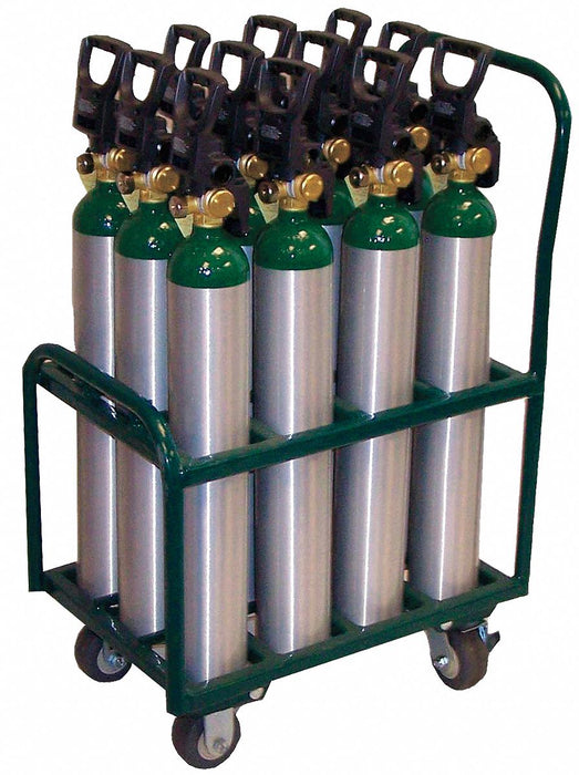 Cylinder Trolley 2400 lb 37 in H