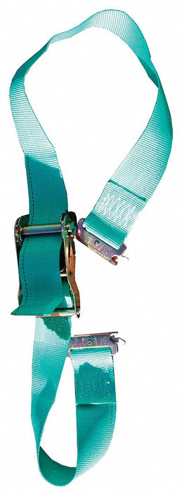 Tie Down Strap E-Track Teal
