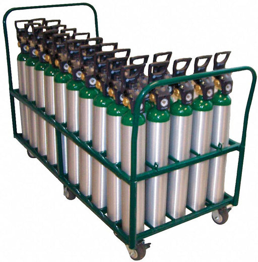 Cylinder Trolley 38 in H 2400 lb.