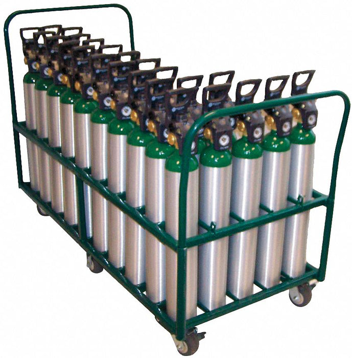 Cylinder Trolley 38 in H 2400 lb.