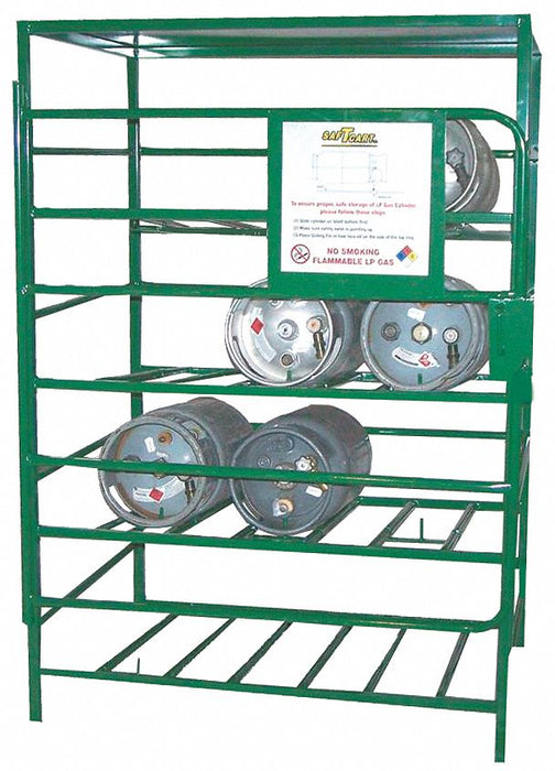 Gas Cylinder Rack 33x36 Capacity 8