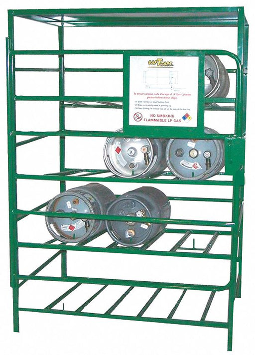 Gas Cylinder Rack 33x36 Capacity 8