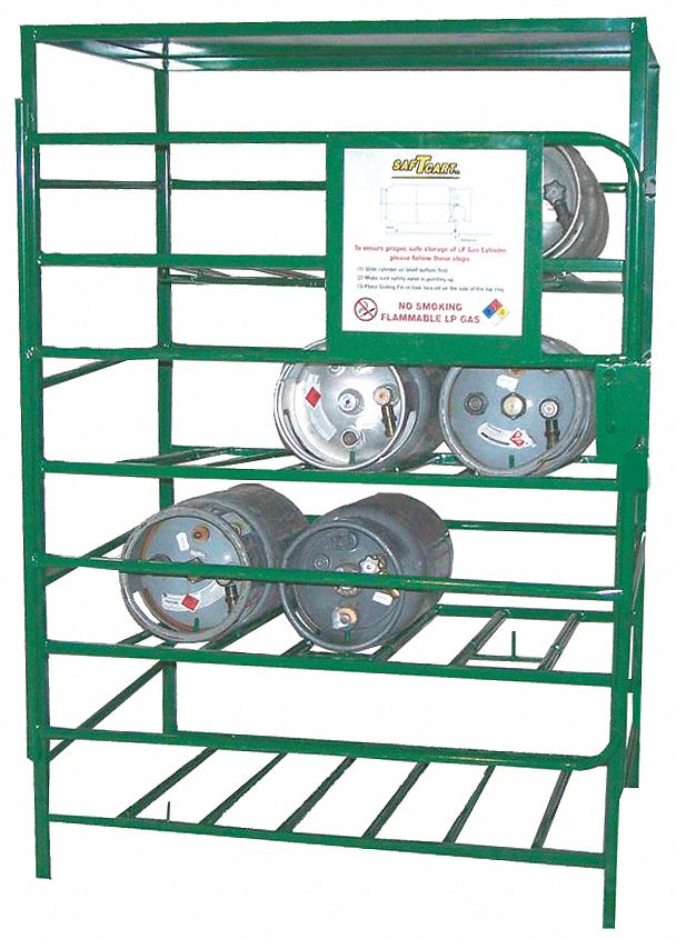 Gas Cylinder Rack 48x36 Capacity 12