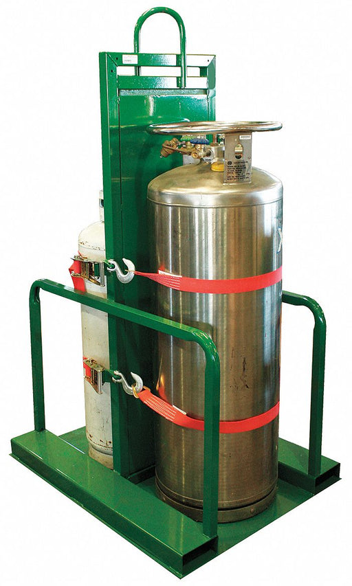 Cylinder Pallet 37 1/2 W 4 500 lb Green