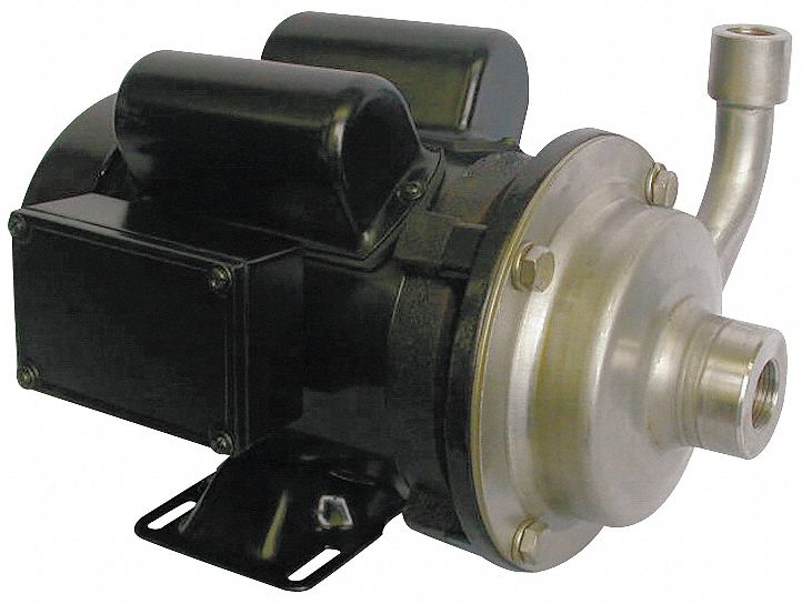 Cntrfug Pmp 316SStl 1P 1/2in 1/3hp 21gpm
