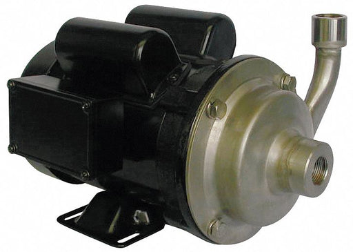 Cntrfug Pmp 316SStl 1P 3/4in 1/2hp 38gpm
