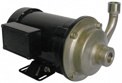 Cntrfug Pmp 316SStl 3P 3/4in 1/2hp 38gpm