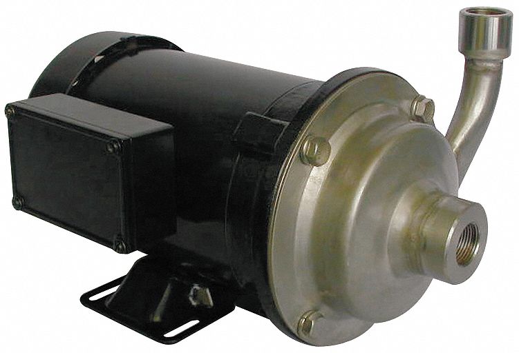 Cntrfug Pmp 316SStl 3P 3/4in 1/2hp 38gpm
