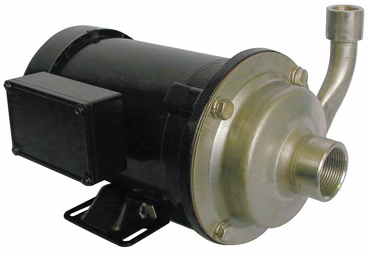 Cntrfug Pmp 316SStl 3P 3/4in 3/4hp 58gpm