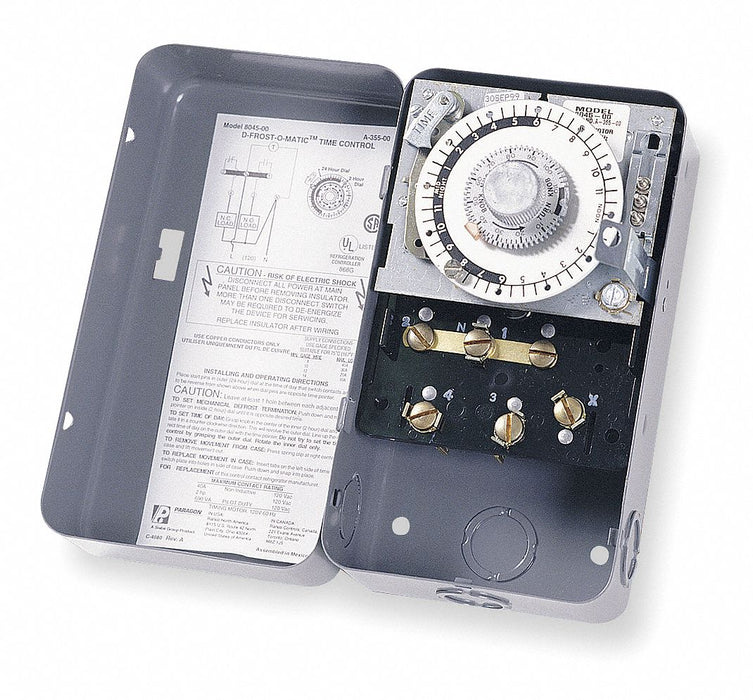 DefrostControlTimer 1NO/1NC 120-240VAC