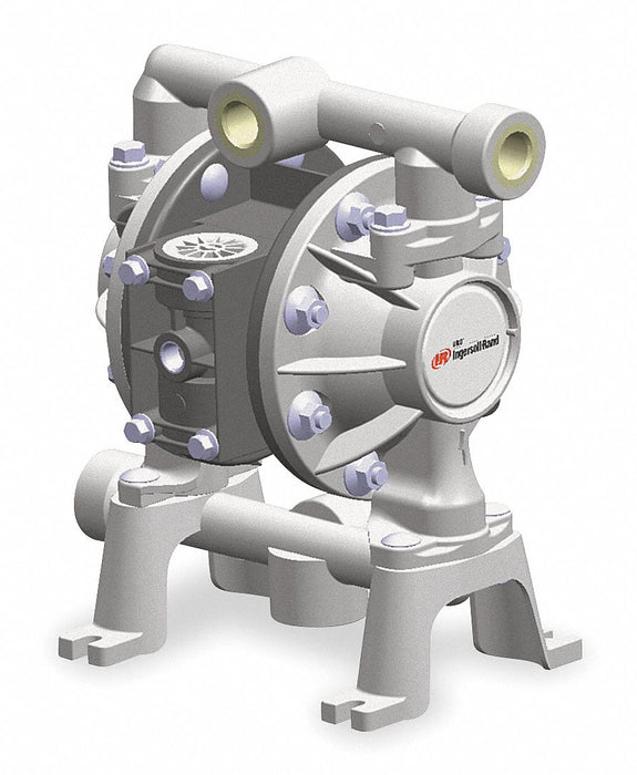 Dbl DphrmPmp PTF TPV/PVDF 1/4in 15.2gpm