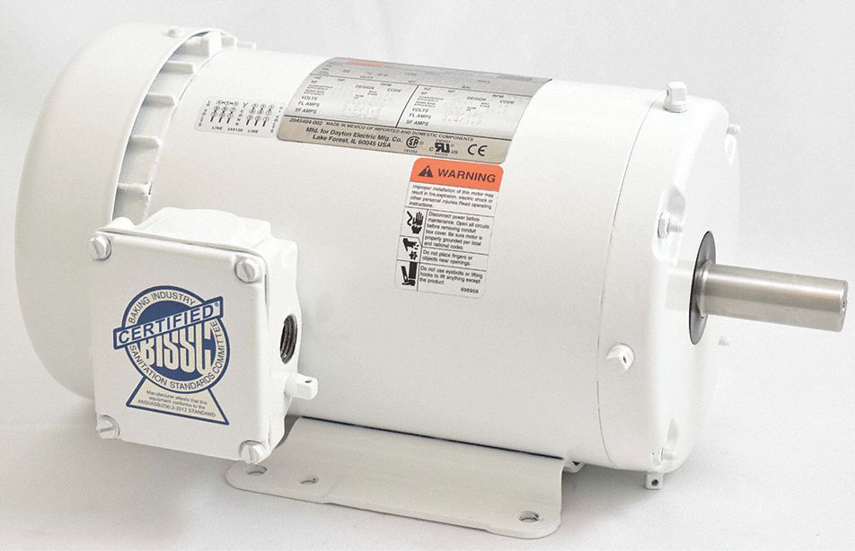WashdownMotor 1hp 1750RPM 230/460VAC