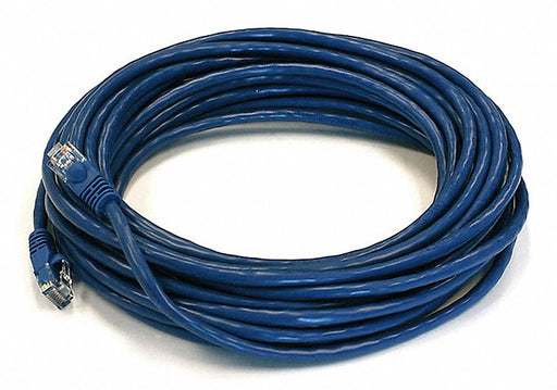M3396 Patch Cord Cat 6 Booted Blue 30 ft.