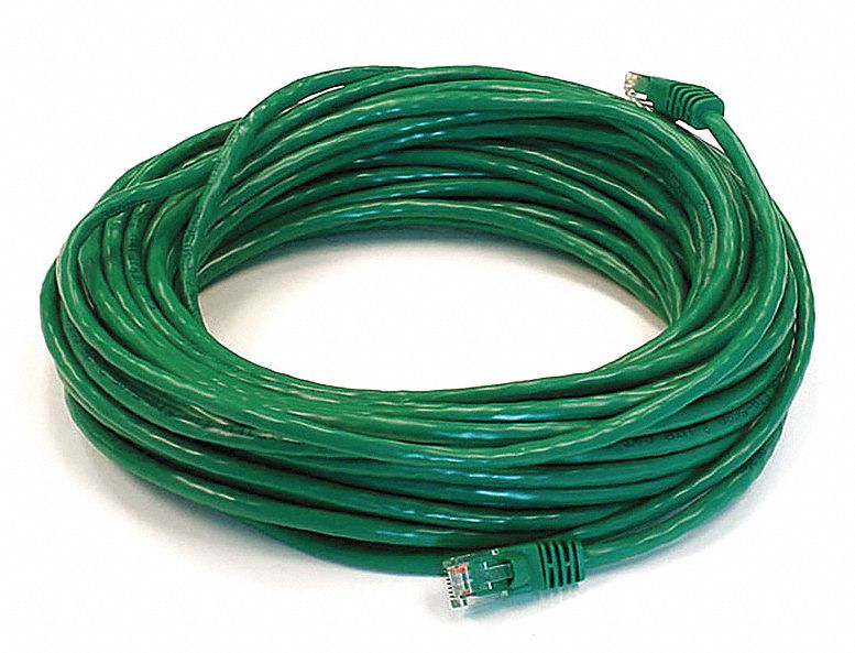M3396 Patch Cord Cat 6 Booted Green 50 ft.
