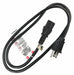 Power Cord 5-15P SJT 3 ft Blk 13A 16/3