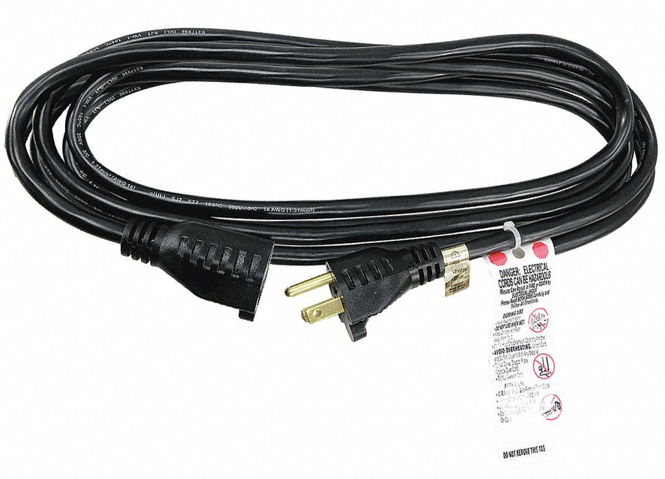 Extension Cord 10ft 16Ga 13A SJT Blk