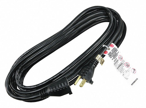 ExtensionCord 15ft Black 16AWG Round