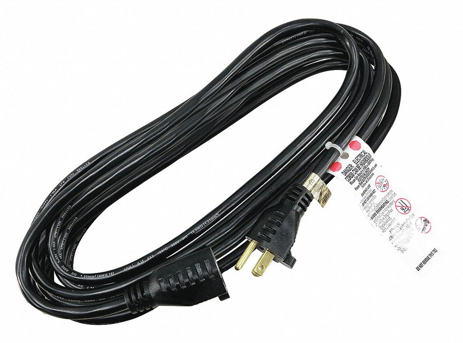 Extension Cord 15ft 16Ga 13A SJT Blk