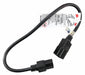 Power Cord 1-1/2 ft Black 16 AWG