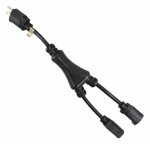 Splitter Powr Cord 5-15P SJT 1.2 ft 15A