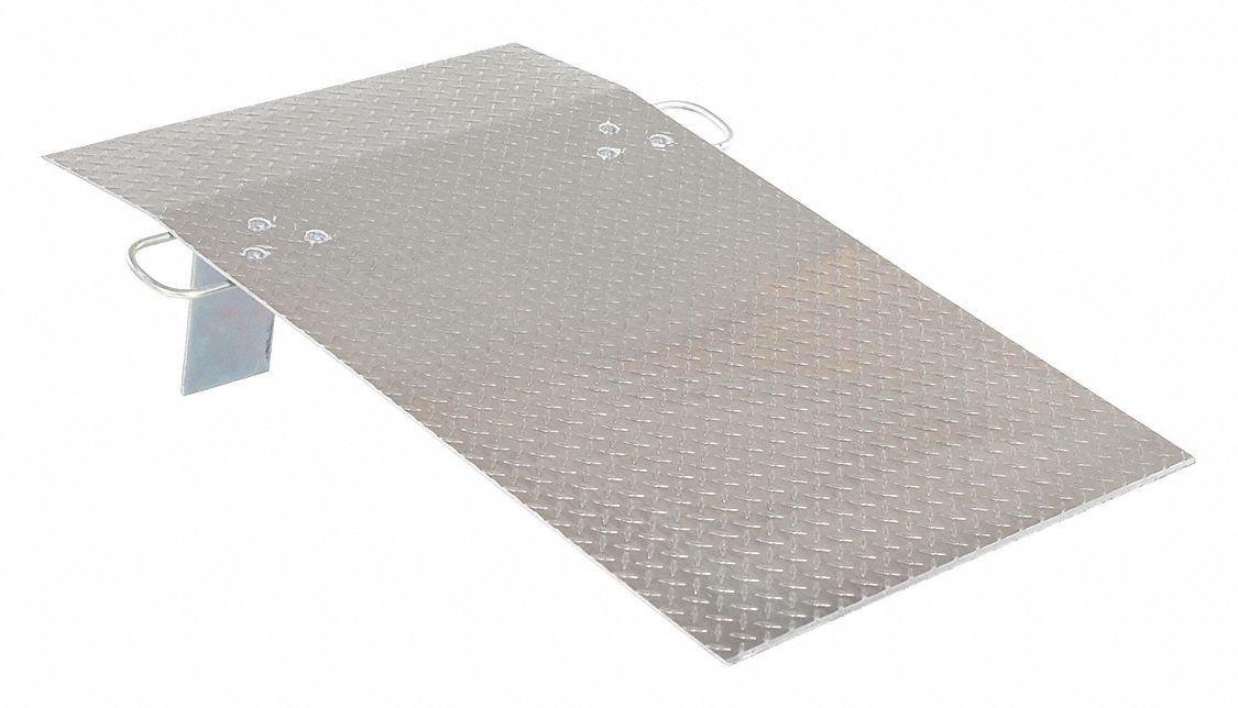 Dockplate Aluminum 500 lb 48 x 30 In