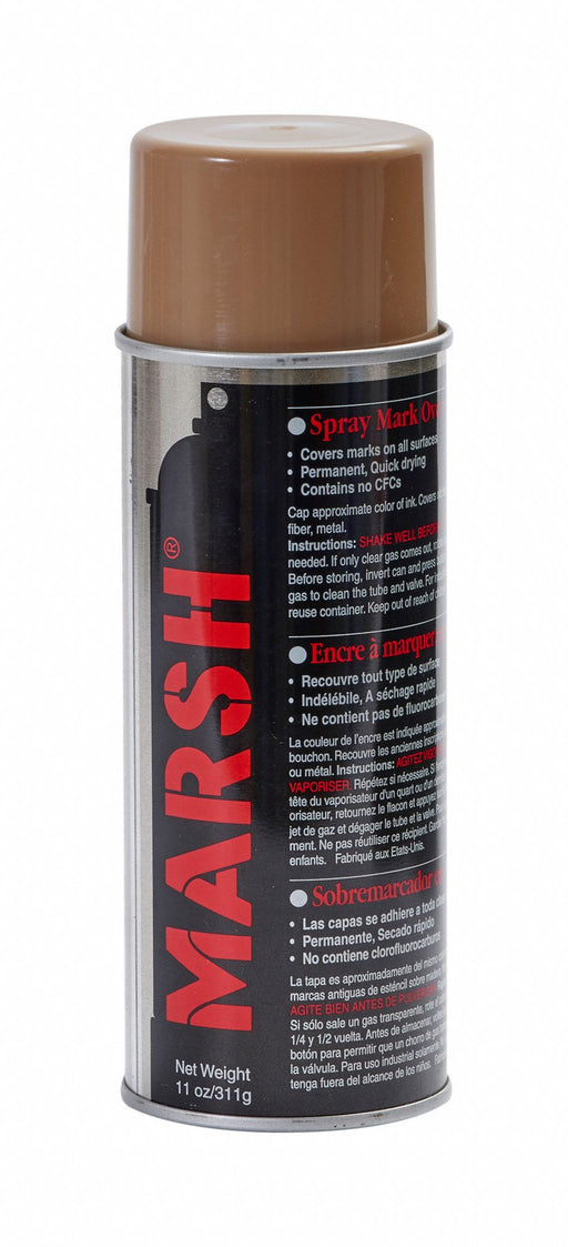 Tan Spray Mark Over Tan
