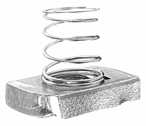 Spring Nut Steel Overall W 1 3/8in PK25